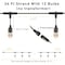 Homevenus Smart Outdoor Extension String Lights, 24 FT-12 Bulbs, Dimmable Cool Warm White Patio Lights SL-2W-N - alternate 10